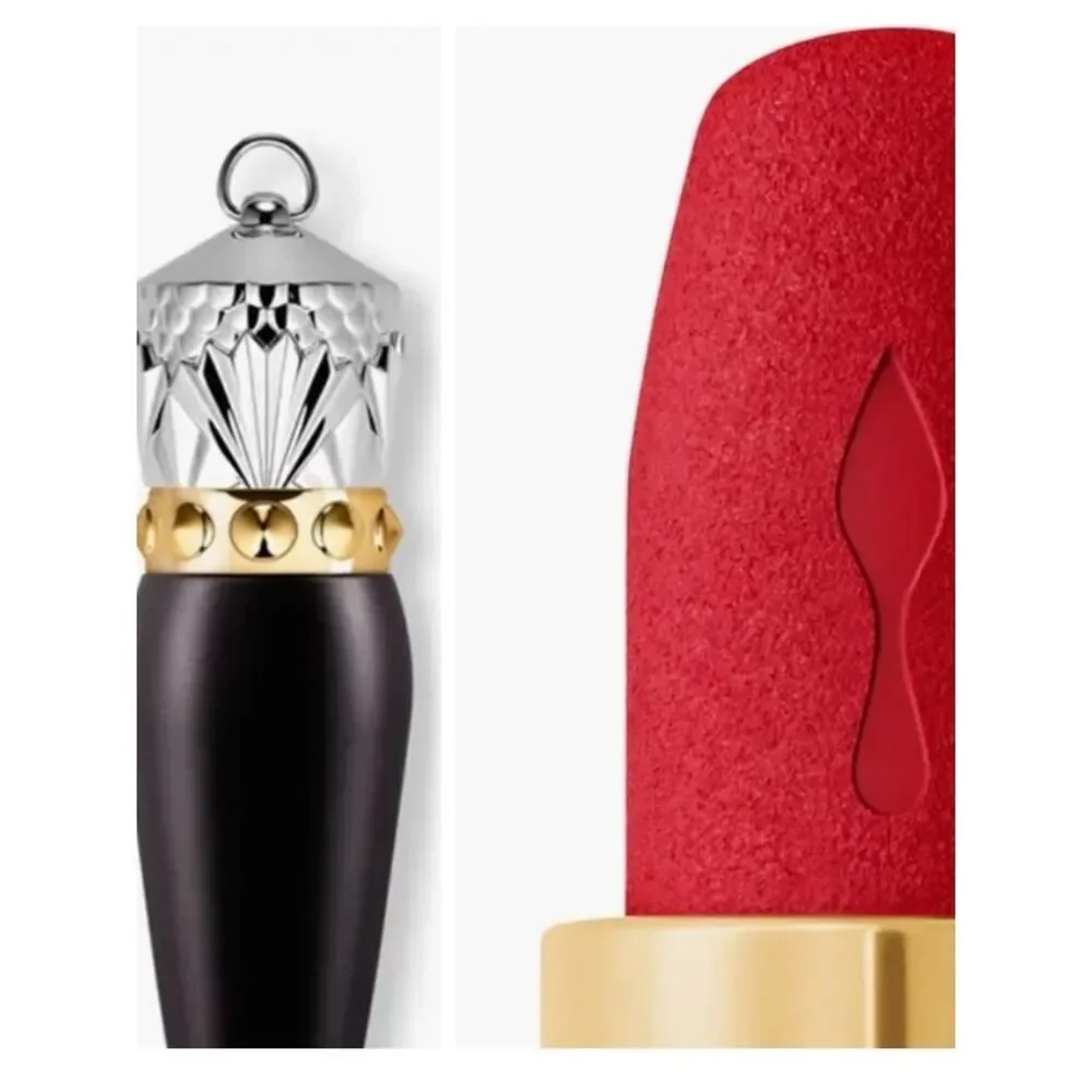 NEW Christian Louboutin Velvet Matte Lip Colour in Red Dramadouce 005M